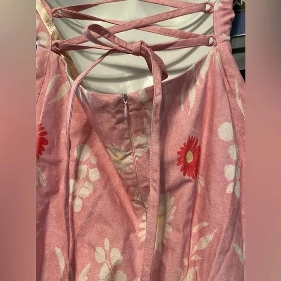 NWT Rare Raissa Floral Shimmer Halter Dress - Picture 5 of 9